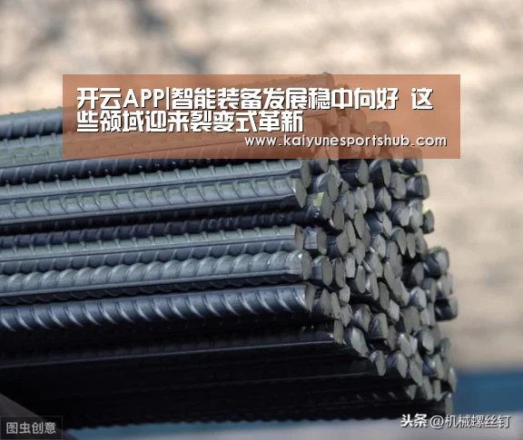开云APP|智能装备发展稳中向好 这些领域迎来裂变式革新(图3) 开云地址